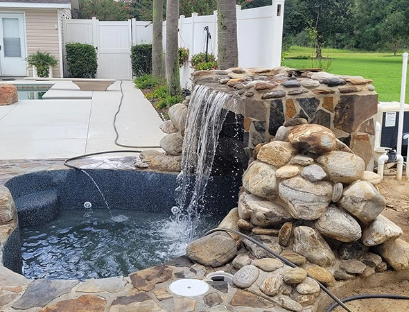 Rock Waterfall